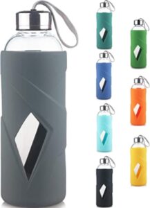 Grey Glass Bottle